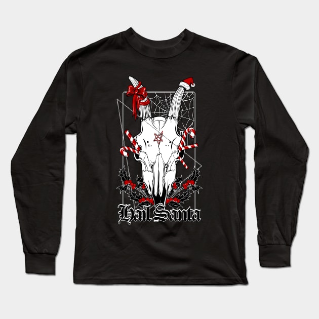 Hail Santa! Long Sleeve T-Shirt by Von Kowen